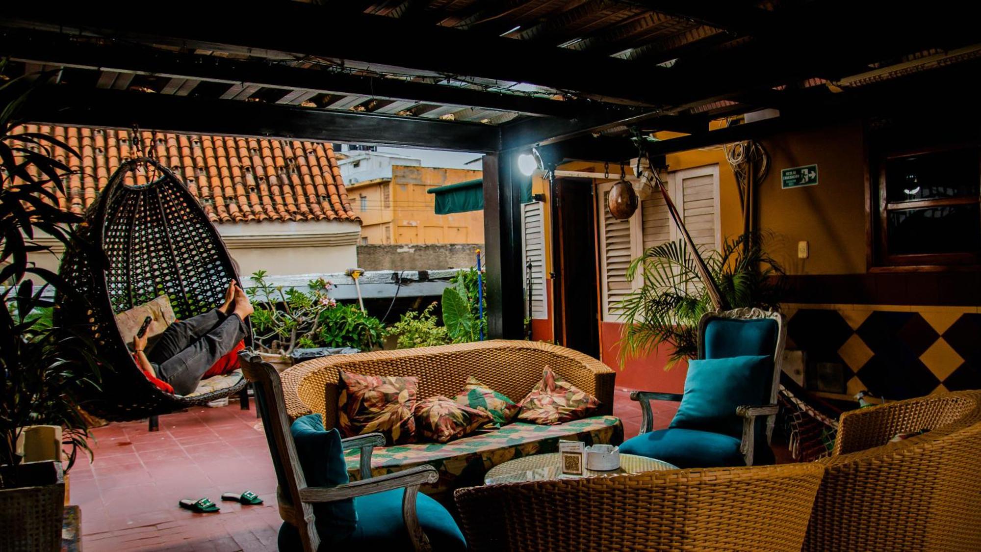 Hotel La Casona De Getsemani Cartagena Eksteriør billede